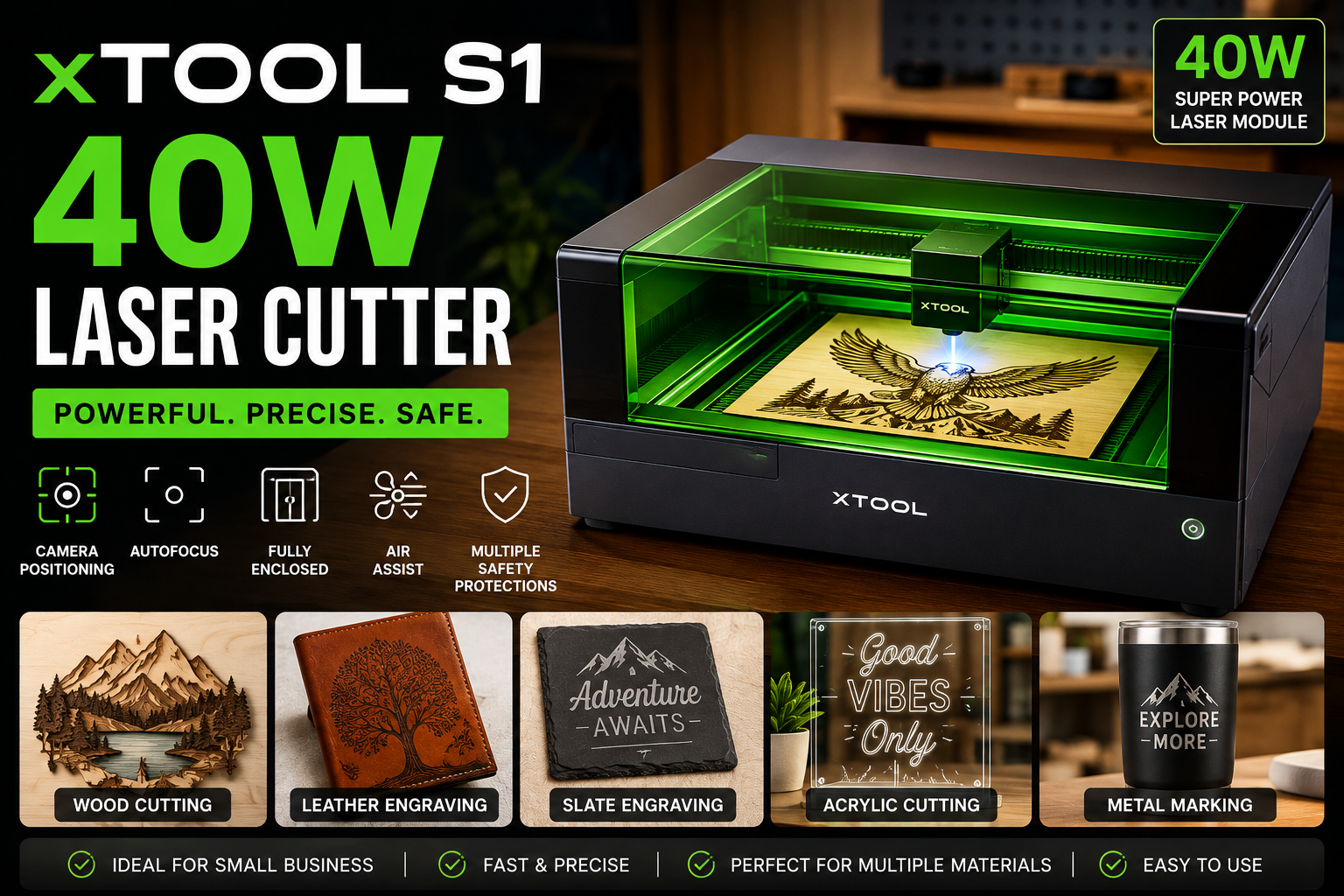 xTool S1 40W Laser Cutter Review (2026): Is This the Ultimate Laser Engraver?