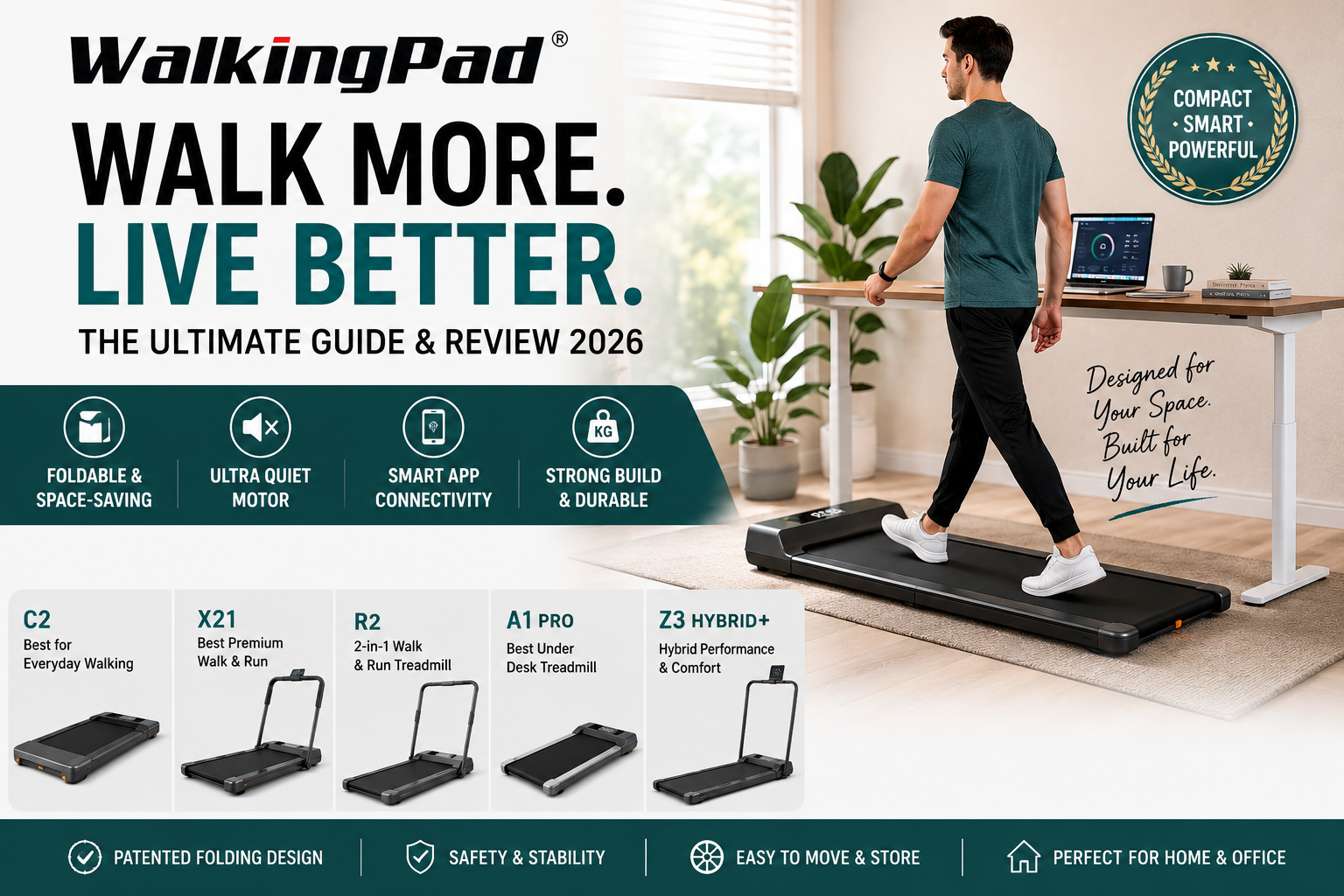 WalkingPad Review (2026): Are These the Best Foldable Treadmills for Home & Office?